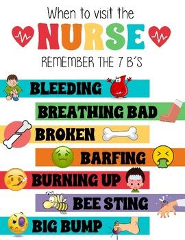 7 b's school nurse